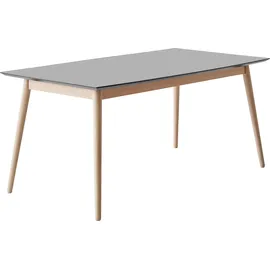 Hammel Furniture Meza Designtisch mit Auszugsfunktion 165 x 90 x 73,5 cm Grau/Weiß