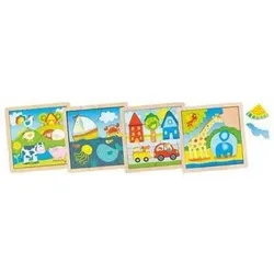 GOKI 57323 Konturpuzzle, sortiert