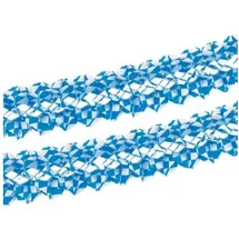 Papstar Girlande Papier Ø 16 cm 4 m Bayrisch Blau/Weiß
