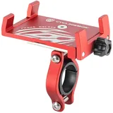 Teksome Lenker-Handyhalterung,Kratzfeste, rutschfeste Aluminium-Telefonhalterung - Fahrrad-Telefonunterstützung für Radfahren, tägliches Fahren, Pendeln, Reisen, Erkundungen im Freien