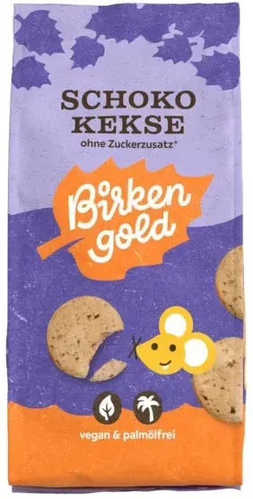 Birkengold Schoko Kekse mit Xylit gesüßt