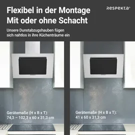 Respekta CH 2060 SBM Kopffreihaube 60 cm