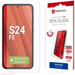 DISPLEX Displayschutzglas "Real Glass", transparent, B:9,30cm T:20,00mm, Displayfolien, Displayschutzfolie, Schutzfolie, Bildschirmschutz, kratz- & stoßfest
