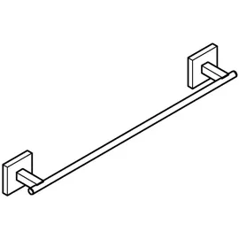 Grohe Start Cube Handtuchhalter ohne Bohren Schwarz 409872430