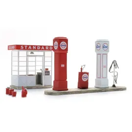 Artitec Fertigmodell Tankstelle