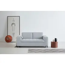 OTTO products Couch Polyester 2-Sitzer Silber