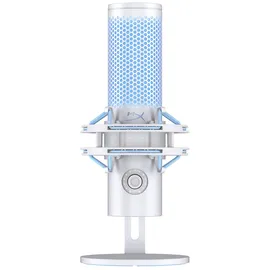 Kingston HyperX QuadCast 2 Frost, USB-Mikrofon für Gaming, Streaming und Podcasting, integrierte Bedienelemente, LED, Schnellverschluss-Schockhalterung, Arm-/Stativhalterung, PC, PS5, PS4, USB-C, Grau-Blau