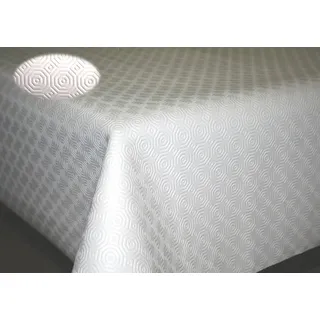 Teknigomme Unter Tischdecke weiß EP. 3,5 mm Breite 130 cm Rollrand auf Tube (ohne lagig) (Oval 1,30 x 3,00 m)