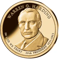 29. US-Präsidenten Dollar 'Warren G. Harding'