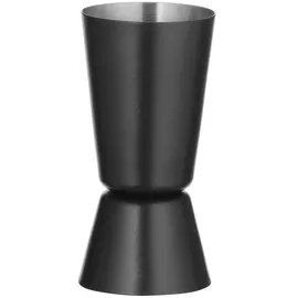 HENDI Barmaß, 25/35 ml, BarUp, schwarz ⌀40x(H)75mm
