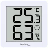 Technoline Digitales Thermo-Hygrometer 3er Set WS9425, (Batteriebetrieben, Weiß, 44 x 44 x 15 mm)