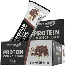 Best Body Protein Crunch Bar Schokolade Riegel 12 x 35 g