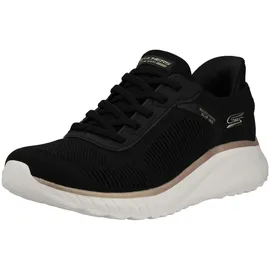 SKECHERS Bobs Squad Chaos Damen Schwarz/Gold 38