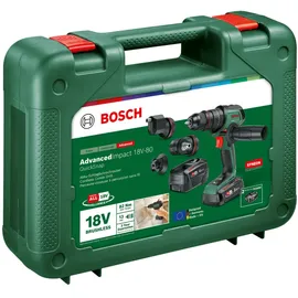 Bosch AdvancedImpact 18V-80 QuickSnap inkl. 2 x 2,0 Ah + Koffer