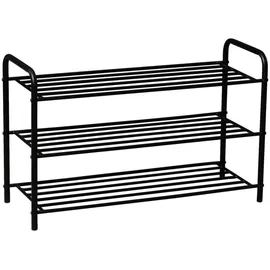 M2 Kollektion Schuhregal 80 x 51 x 30 cm schwarz / schwarz