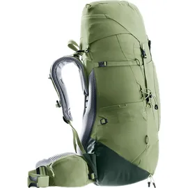 Deuter Aircontact Lite 45 + 10 SL Rucksack (Größe 45+10L, oliv)