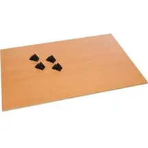 ROLLCART Fachboden Holz 96,5x69,5 cm braun