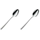 WMF Boston Menülöffel 19,9 cm, Cromargan Edelstahl poliert, glänzend, spülmaschinenfest, 14.8 x 12 x 1.800 cm (Packung mit 2)