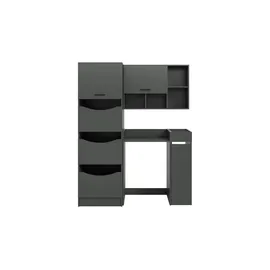 xonox.home Waschmaschinenumbau Set Frillensee 126 x 195 cm Grau