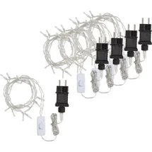 VBS Hobby Service LED-Lichterkette 2 m transparent Weiß