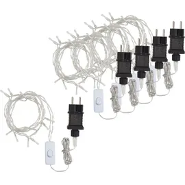 VBS Hobby Service LED-Lichterkette 2 m transparent Weiß
