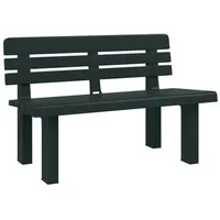 VidaXL Gartenbank Grün 110x52x71 cm Polypropylen