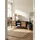 KADIMA DESIGN Lowboard 110x48x40 cm Schwarz/Eiche Metall/MDF/Holzwerkstoff