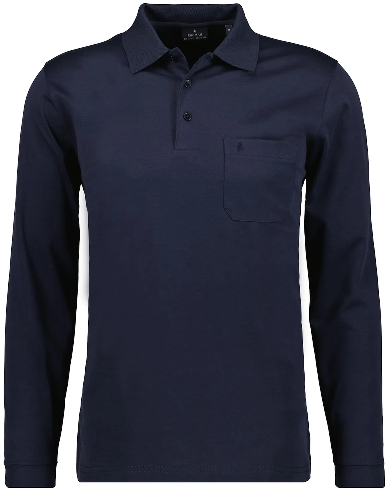 Preisvergleich Produktbild Soft Knit Polo Knopf Langarm Herren Poloshirt