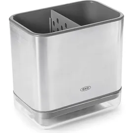 Oxo Spülbecken-Organizer 14,2 x 9,6 x 13,9 cm Farbe Silber/Grau