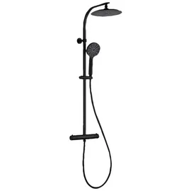 Schütte Madura Fresh Duschsystem schwarz matt 60076