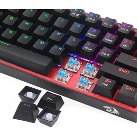 Redragon K617 RGB rote Schalter QWERTY