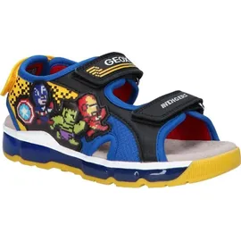 GEOX Android Sandalen Black / Royal 33