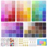 luxuskollektion 120 Farben Perlen Set für Armbänder