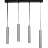 Paul Neuhaus Eton 4-flg. GU10 100 cm rechteckig grau
