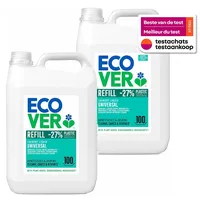 Ecover Waschmittel Universal 2 x 5 L - 200 Wäschen - Weiß & Bunt