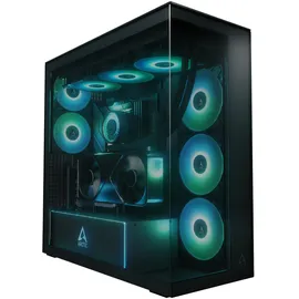 Arctic PC-Gehäuse ACPCC00016A Black Tinted, (ACPCC00016A)