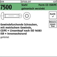 Industrial Quality Supplies DIN 7500 Form CE Gewindefurchende Linsenkopfschraube