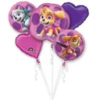 Amscan Bouquet Folienballon Set 5 St. Pink