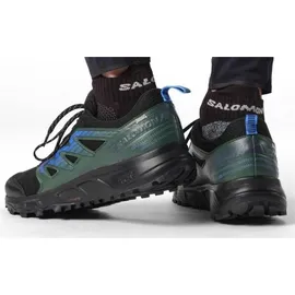 Salomon Wander Gore-Tex Wasserdichte Herren Trailrunning- und Wanderschuhe, Outdoor-bereit, Komfort durch Dämpfung, Sicherer Fußhalt, Black, 42