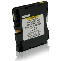 Tintencenter Kompatibel zu Ricoh 405764 / GC-41Y Gelkartusche, gelb