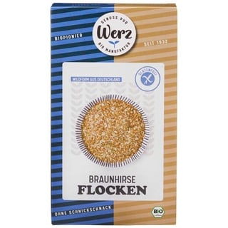 Werz Braunhirse-Flocken glutenfrei bio