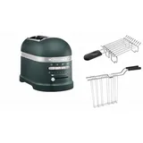 KitchenAid Paket 1, Toaster + Brötchenaufsatz Artisan 5KMT2204 Farbe:Pebbled Palm