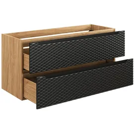 petits-meubles WASCHTISCH 120cm Elora Schwarz und Holz