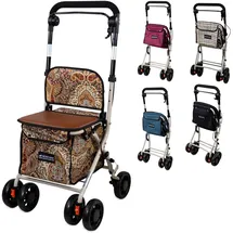 Mobiclinic Einkaufswagen mit Sitz Bronze 21 L