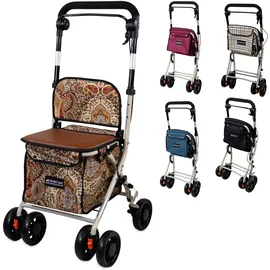Mobiclinic Einkaufswagen mit Sitz Bronze 21 L