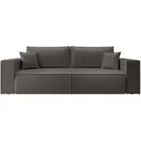 Selsey 3-Sitzer, Dunkelgrau, Kunststoff, 257x86x102 cm, Wohnzimmer, Sofas & Couches, Schlafsofas