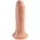 KING COCK 6 Uncut Dildo Beige