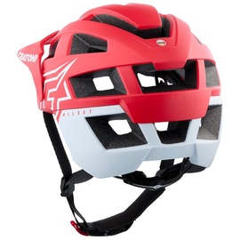 Cratoni Fahrradhelm AllSet Pro rot/weiß matt