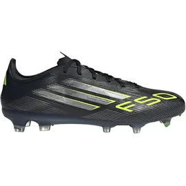 adidas F50 Pro Firm Ground Herren Core Black/Iron Metallic/Lucid Lemon 39 1/3