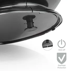 Nedis HEIZLÜFTER KERAMIK 500WATT HTFA15BK SW)